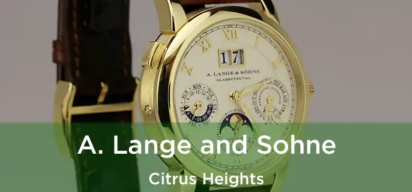 A. Lange and Sohne Citrus Heights